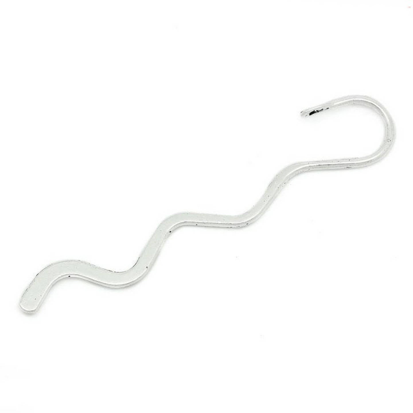 Support Marque-page à Personnaliser – Métal Argenté – 8,5 cm