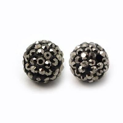 x5 Perles Strass en Argile Polymère – 10 mm