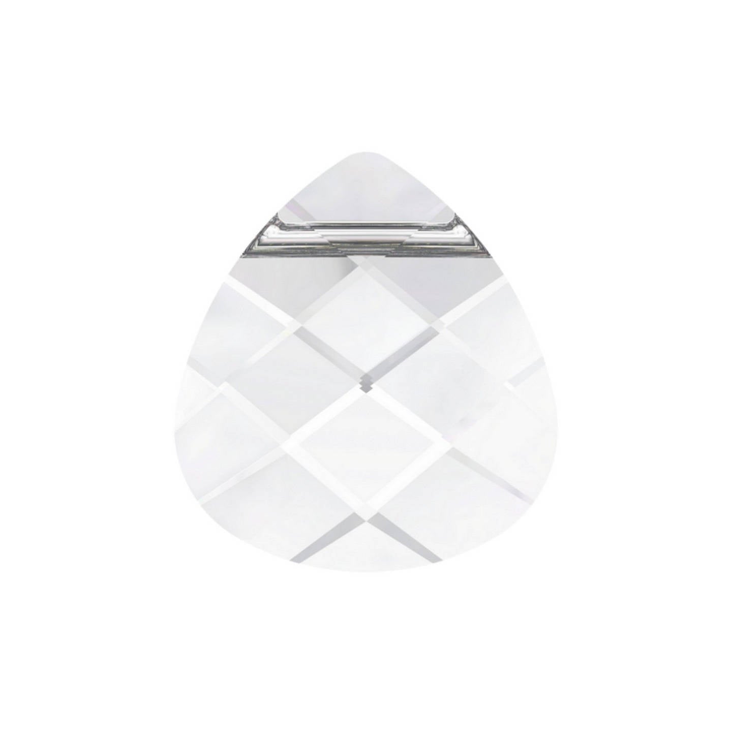 Pendentif Briolette Swarovski Elements – 15,4 mm – Crystal ou Jet