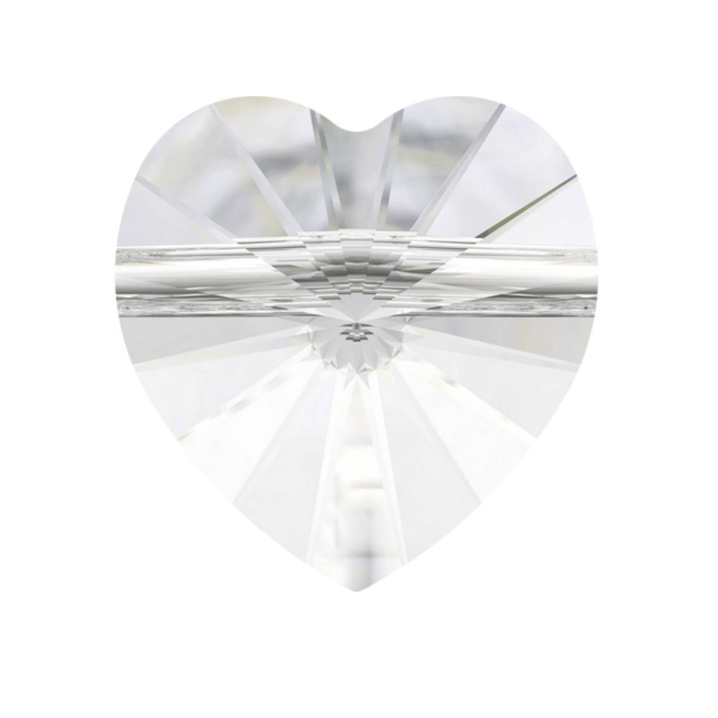Perle Cœur Swarovski Elements – 14 mm – Crystal