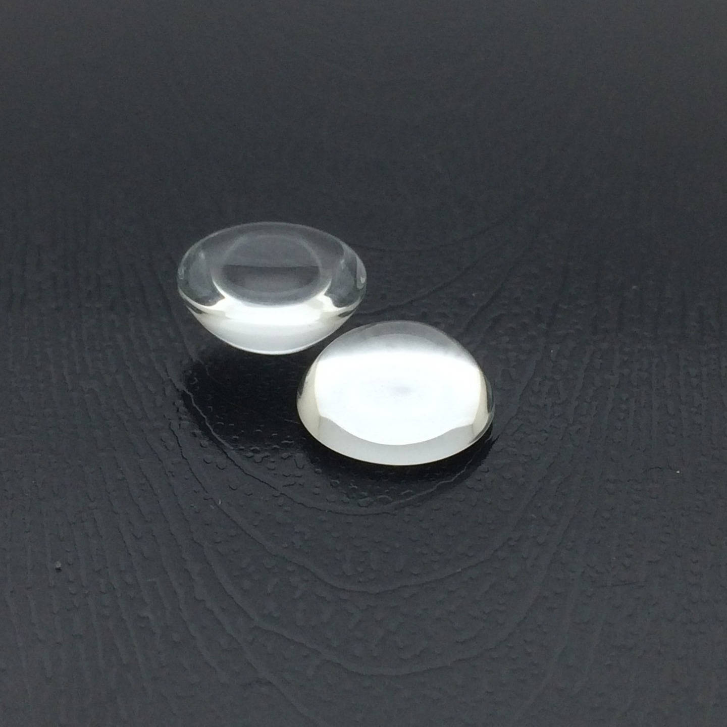 x2 ou x5 cabochons demi-ronds en Verre Transparent – 12 à 30 mm