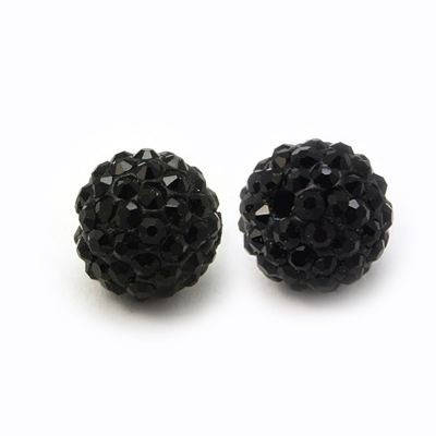 x5 Perles Strass en Argile Polymère – 10 mm