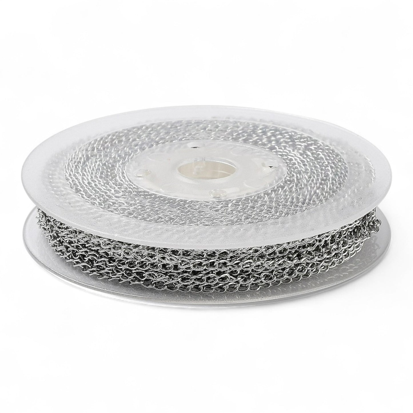 x20cm Chaînes Ovales Plates en Acier Inoxydable 304 – 2 mm