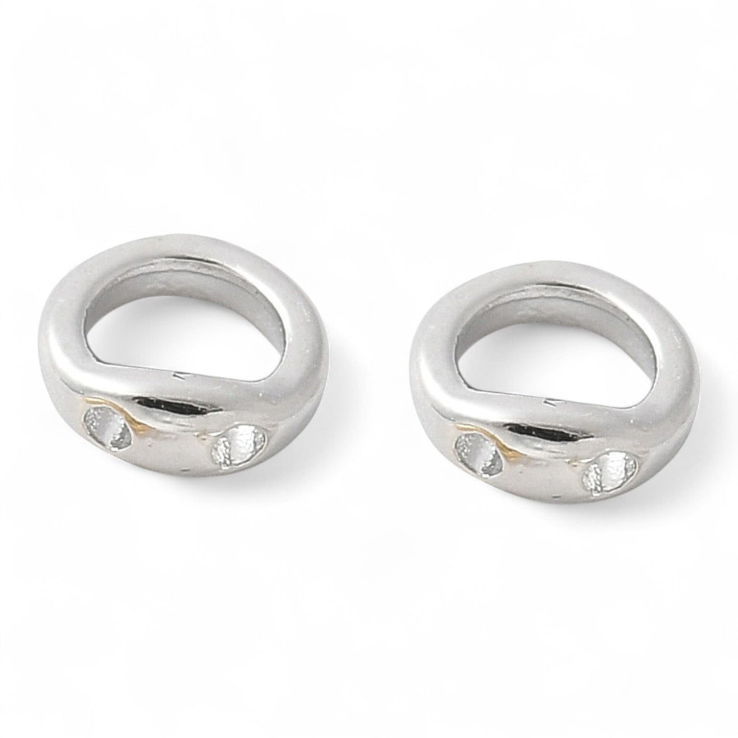 x4 Embouts de Fil en Laiton – Plaqué Or 18K, Argent 925 ou Platine – 5 mm