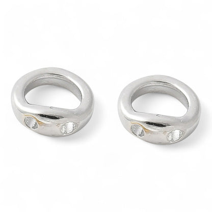 x4 Embouts de Fil en Laiton – Plaqué Or 18K, Argent 925 ou Platine – 5 mm