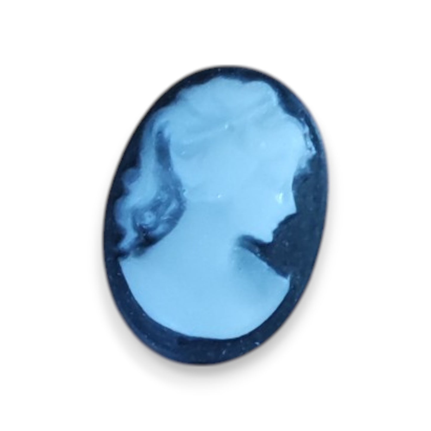 x1 Camée Dôme en Résine – Femme ou Papillon – 18x13mm – Couleurs au choix