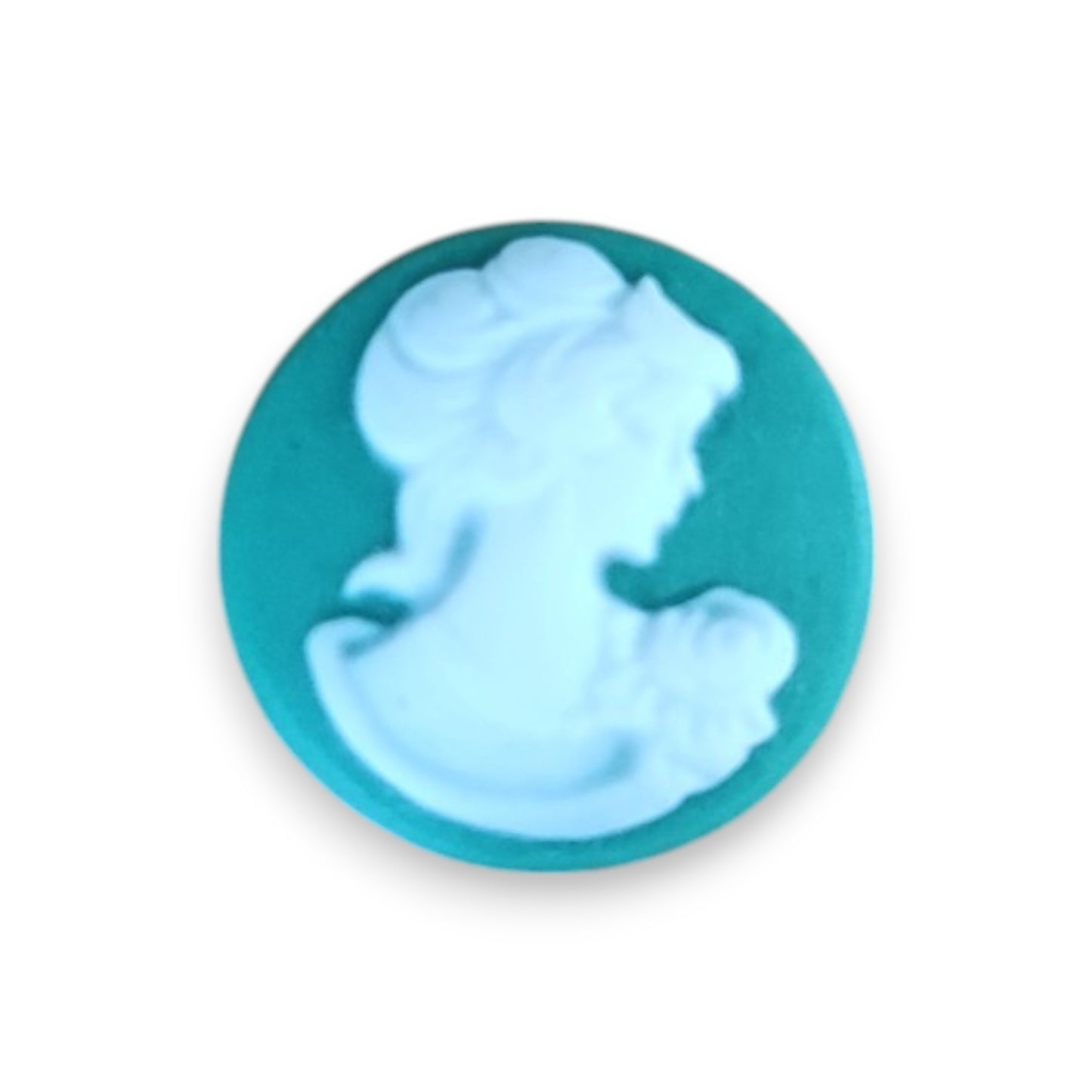 x1 Camée Dôme en Résine – Femme - 20mm – Couleurs au choix