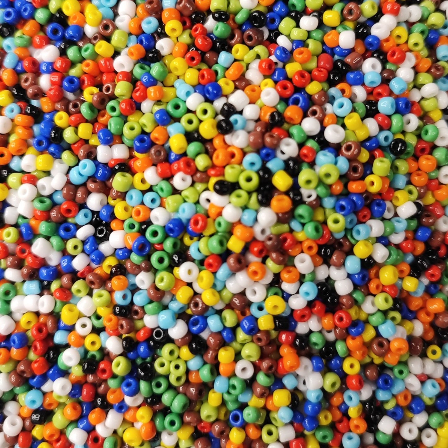Perles de rocaille opaques – Verre 2x1.5mm - 25g