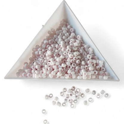 15g Perles de Rocailles 3 mm – Couleurs Pastel Mat