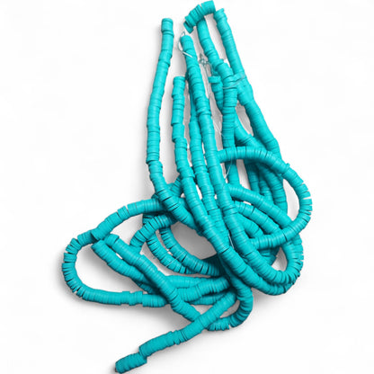 Fil de 340 à 350 Perles Heishi – Pâte Polymère – Ø6 mm – Multicolores