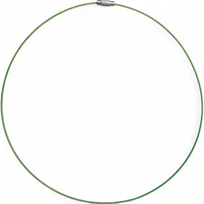 Collier Tour de Cou en Fil d’Acier Gainé – 43 à 45 cm