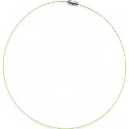 Collier Tour de Cou en Fil d’Acier Gainé – 43 à 45 cm