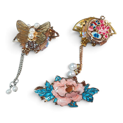 Perle XL spéciale tige – Émaillée avec pendentif – Coloris au choix