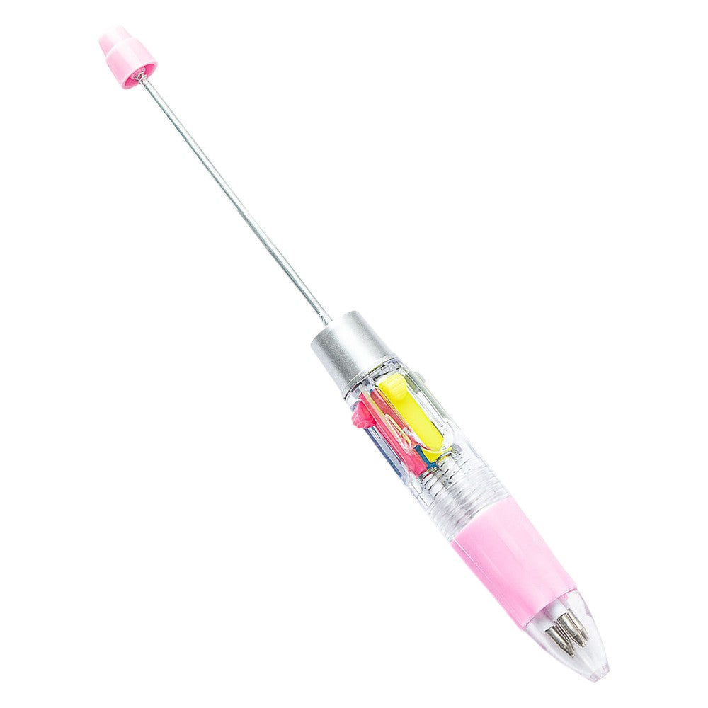 Stylo 4 couleurs à personnaliser – Blanc, Rose ou Violet
