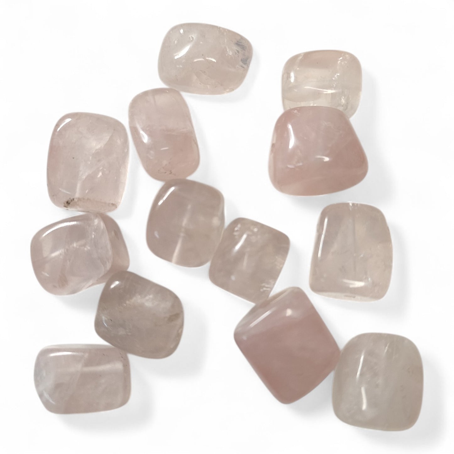 x1 Grosse Perle Cube en Quartz Rose Naturel – Taille Variable