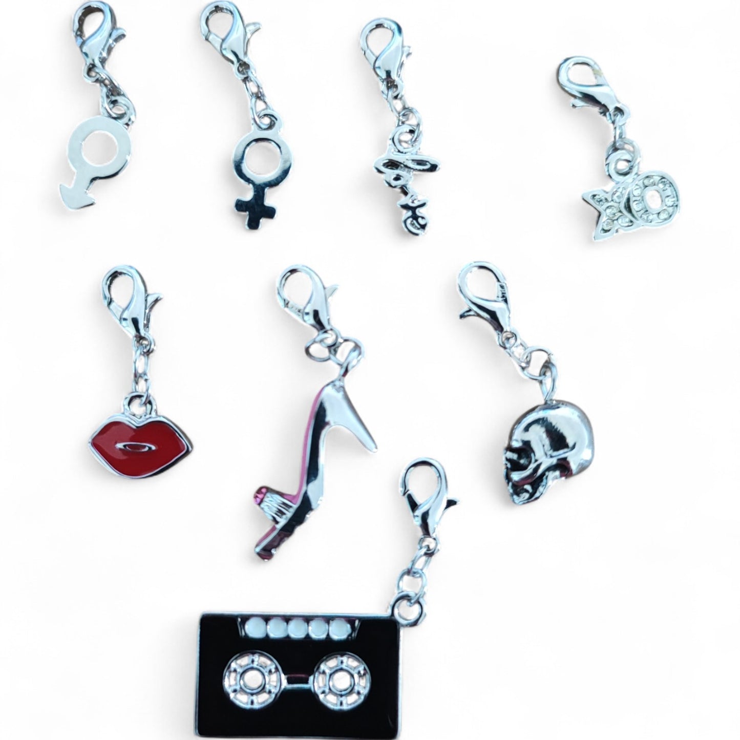 x1 Charms sur Fermoir – Formes Variées