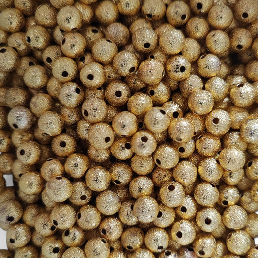 x10 Perles Intercalaires – Métal Martelé – 6 mm