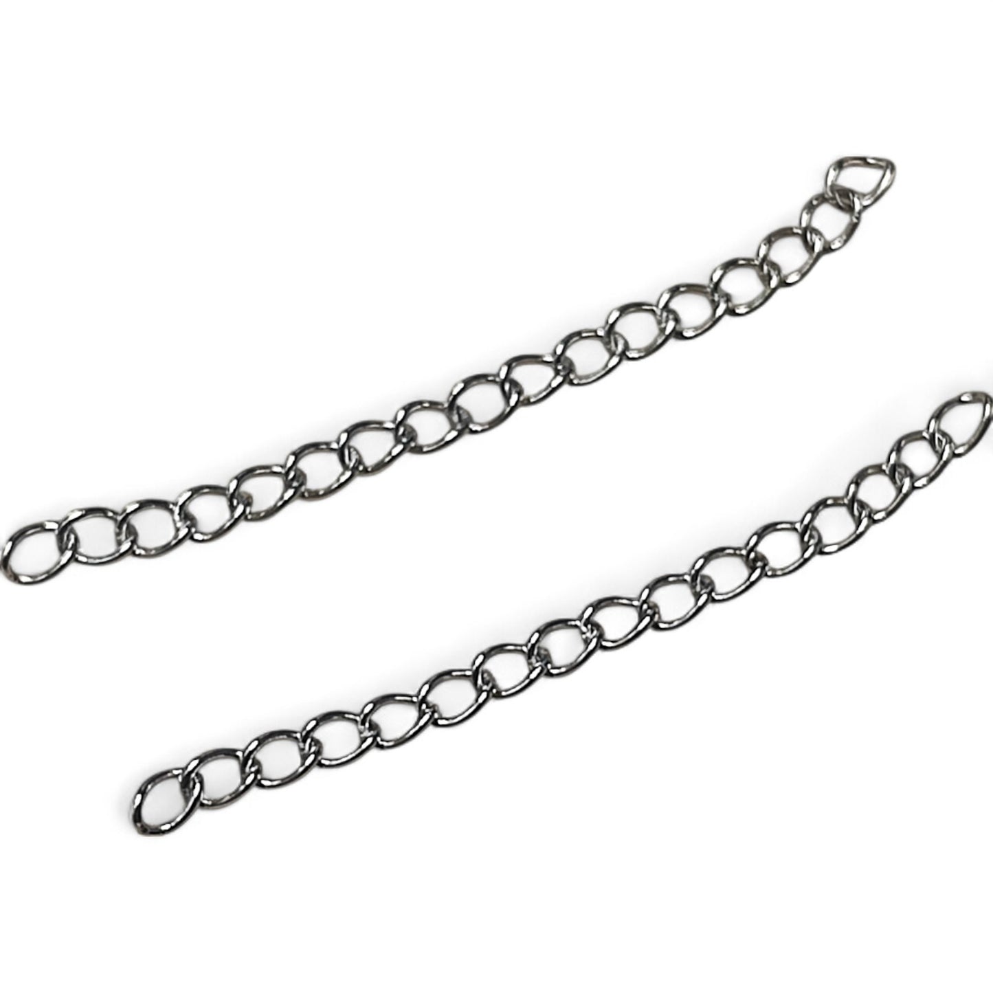 x1 Chaîne d’extension en Acier Inoxydable – 50 mm - doré ou argenté
