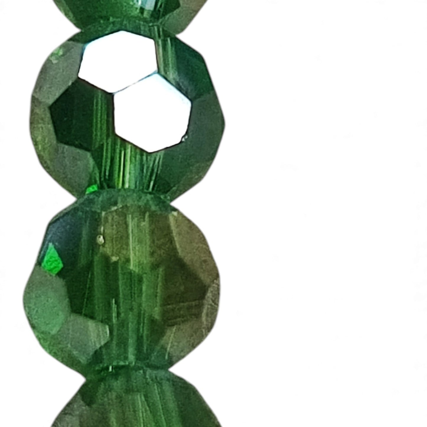 x1 Fil de Perles en Verre Plaquées AB – 6x5 mm – Ronde à Facettes