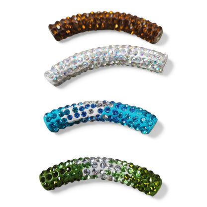 Perles Tubes Strass – Taille au choix