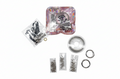 Kit Débutants – Bijoux de Téléphone, Porte-Clés et Bijoux de Sac – Métal Doré ou Argenté