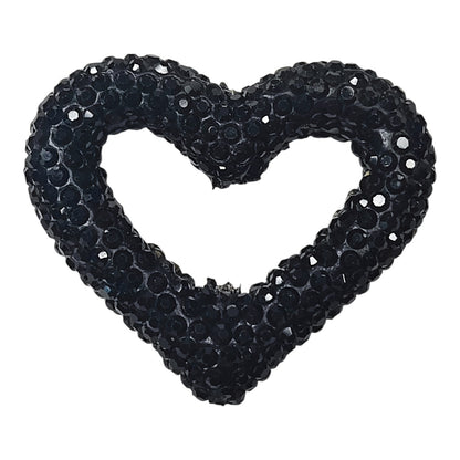 x1 Perle Cœur Strass en Pâte Polymère – Pour Stylos, Téléphone et Bijoux