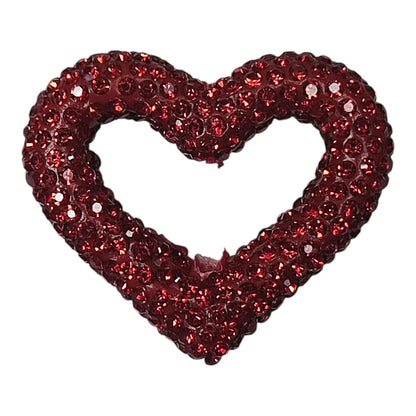 x1 Perle Cœur Strass en Pâte Polymère – Pour Stylos, Téléphone et Bijoux