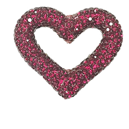 x1 Perle Cœur Strass en Pâte Polymère – Pour Stylos, Téléphone et Bijoux