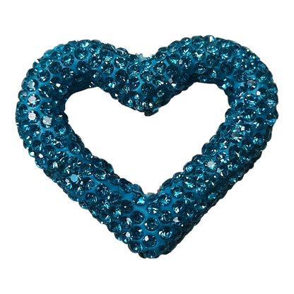 x1 Perle Cœur Strass en Pâte Polymère – Pour Stylos, Téléphone et Bijoux