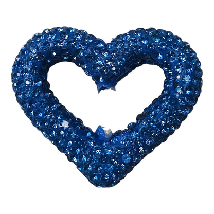 x1 Perle Cœur Strass en Pâte Polymère – Pour Stylos, Téléphone et Bijoux