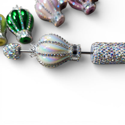 x1 Perle strass décorative – Spécial stylos à tige – Modèles et tailles au choix