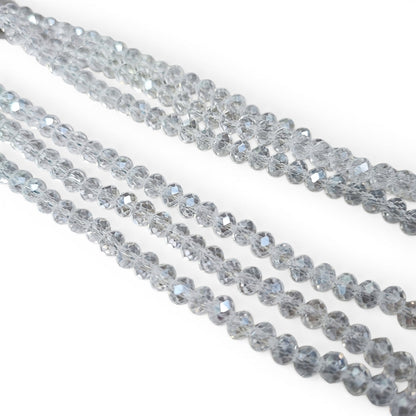 x1 Fil de perles facettées – 6 x 5 mm – 38 couleurs au choix