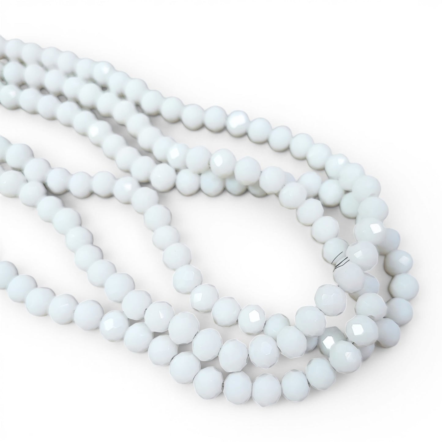 x1 Fil de perles facettées – 6 x 5 mm – 38 couleurs au choix
