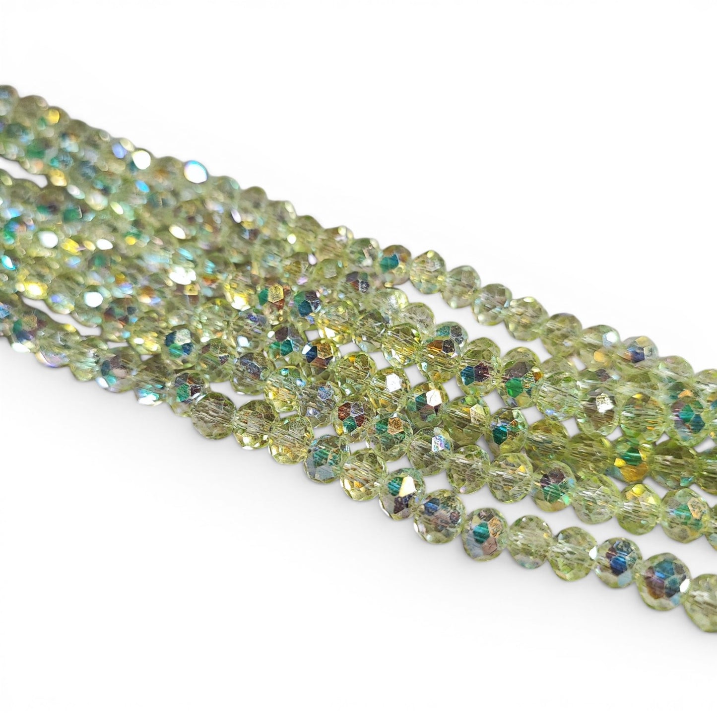 x1 Fil de perles facettées – 6 x 5 mm – 38 couleurs au choix