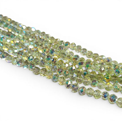 x1 Fil de perles facettées – 6 x 5 mm – 38 couleurs au choix