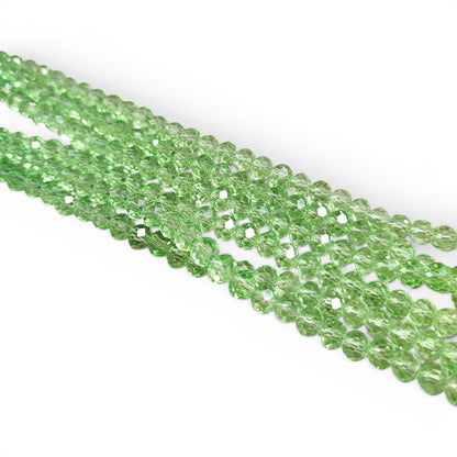 x1 Fil de perles facettées – 6 x 5 mm – 38 couleurs au choix