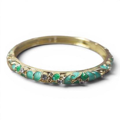 Bracelets joncs thaïlandais – Métal doré émaillé – 6 couleurs