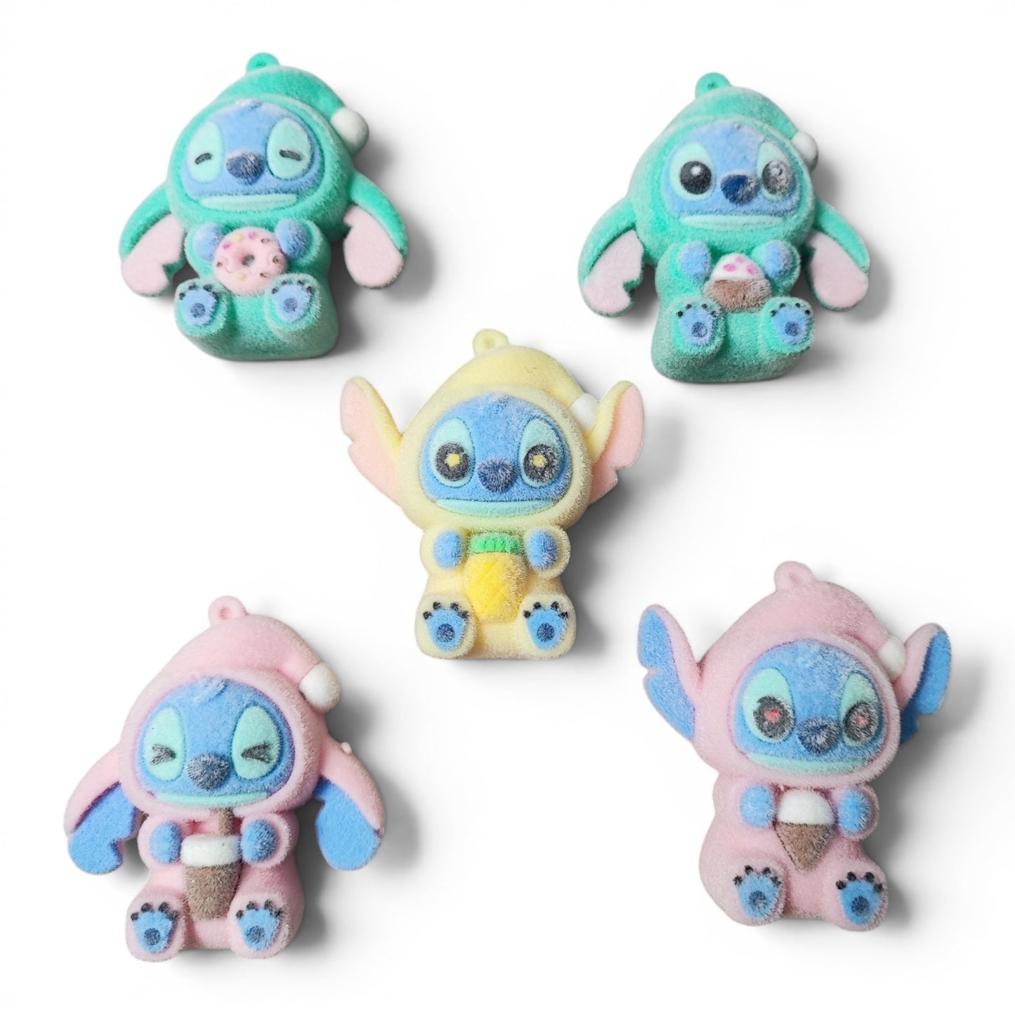 Figurine "Stitch" tout doux – 5 modèles au choix – Compatible stylos, porte-clés et marque-pages à tige