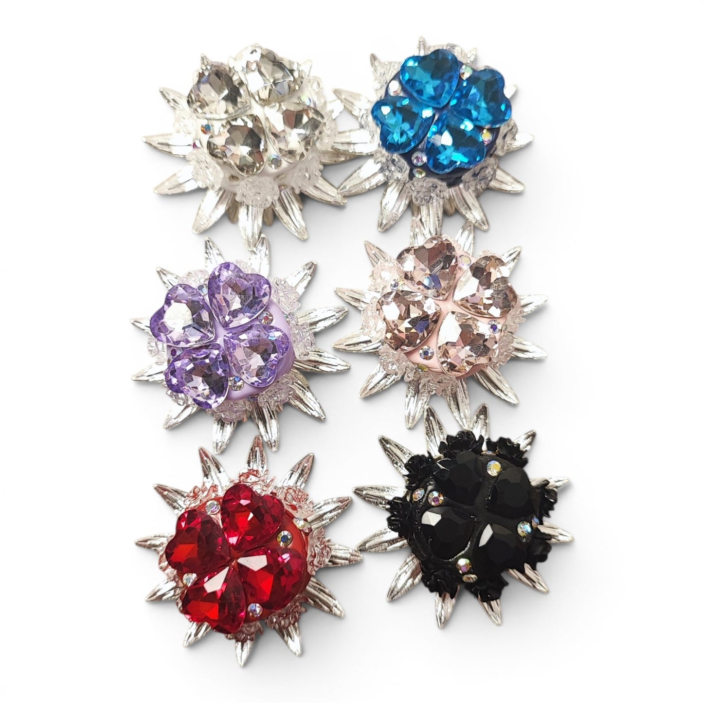 Perles XL Spinner Fleur Marguerite– Spéciales Tiges – Couleurs au Choix