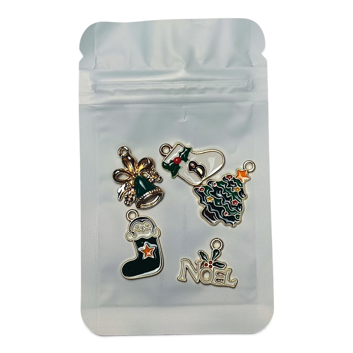 Sachets Mystères – Lot de 5 Breloques émaillées Spécial Noël