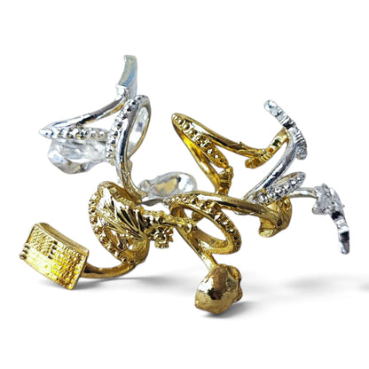 Perles intercalaires en métal – Motifs Skull, drapeau, statue et aigle