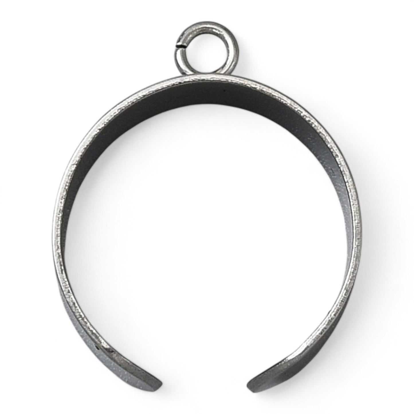 Bague Ouverte en Acier Inoxydable 304 – Base à Boucle – Or 18K ou Acier