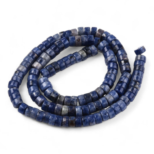 x20 Perles Heishi en Sodalite Naturelle – 6 mm