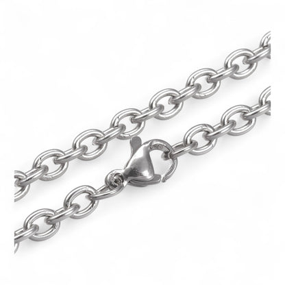 Collier en Acier Inoxydable 304 – Acier ou Doré – 45 cm