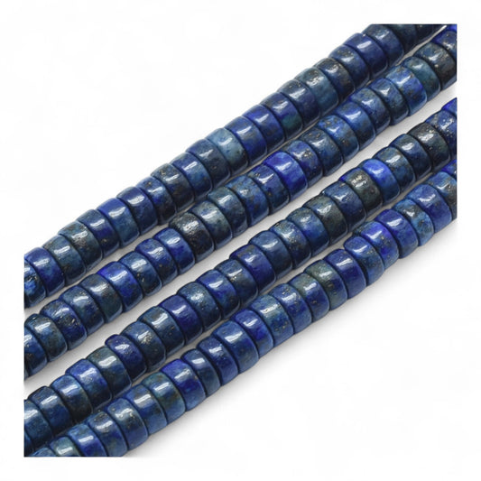 x20 Perles Heishi en Lapis-Lazuli Naturel Teinté – 6 mm