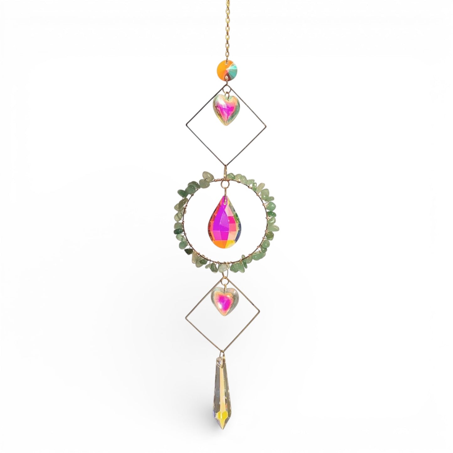 Attrape-Soleil en Cristaux et Pierres Naturelles – Cercle Énergétique Lumineux