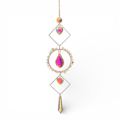 Attrape-Soleil en Cristaux et Pierres Naturelles – Cercle Énergétique Lumineux