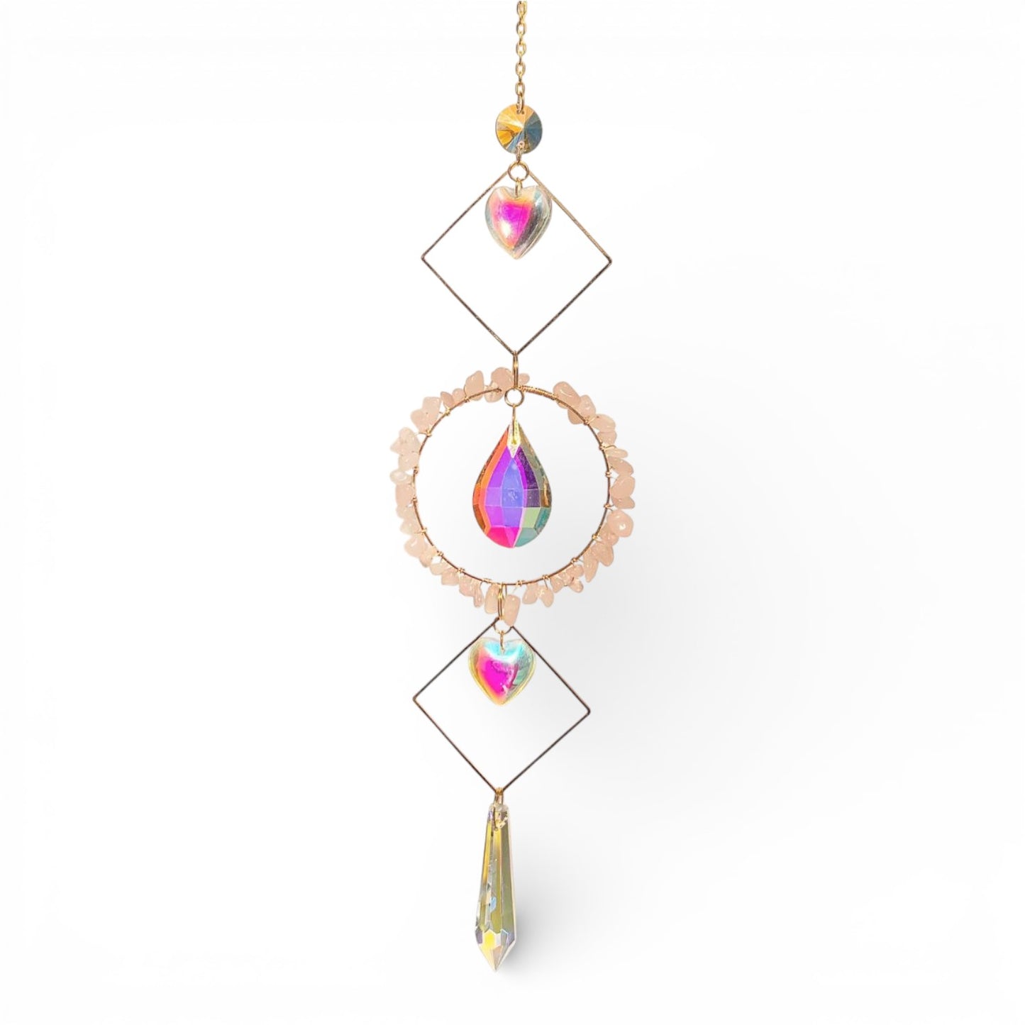 Attrape-Soleil en Cristaux et Pierres Naturelles – Cercle Énergétique Lumineux