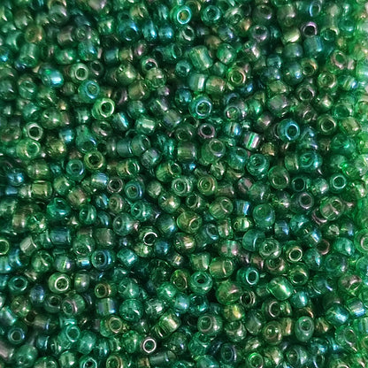 Perles de rocaille en verre – 3mm – Couleurs translucides au choix -25g