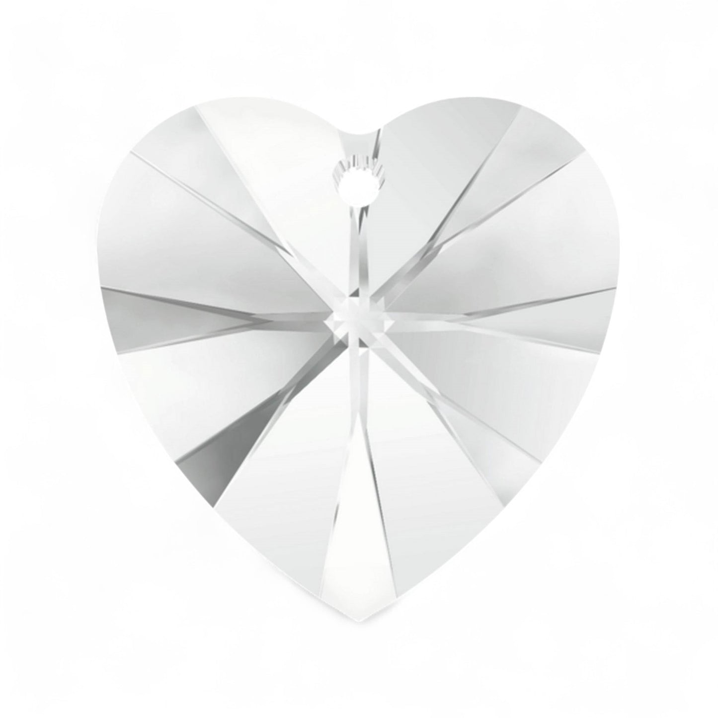Pendentif Cœur Swarovski Elements – Crystal – 28 mm